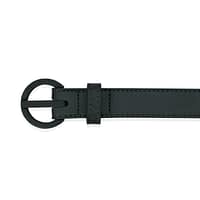 Women Black Belt – Itay Metal Free Leather Belts display picture 3