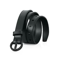 Women Black Belt – Itay Metal Free Leather Belts display picture 1
