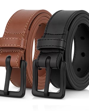 Unisex 2 Pack Belts